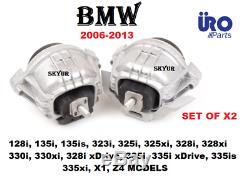 06-13 BMW 128 135 323 325 328 330 335 X1 Z4 Left & Right Engine Motor Mount SET