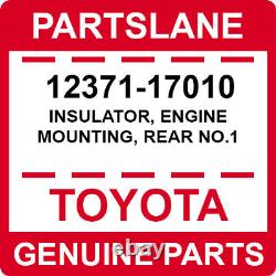 12371-17010 Toyota OEM Genuine INSULATOR, ENGINE MOUNTING, REAR NO. 1