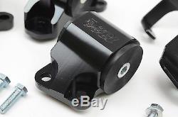 1320 Performance B & D motor mount 2 bolt driver side 96-00 EK Black 75A BLEMISH