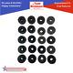 1937-1956 Dodge Plymouth Lower & Upper Body Mount Cushion Rubber Set Black