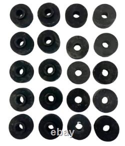 1937-1956 Dodge Plymouth Lower & Upper Body Mount Cushion Rubber Set Black