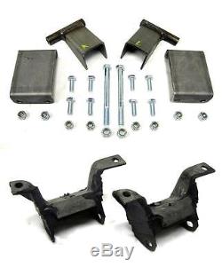 1964-70 Small Block Ford Mustang II Rubber Motor Mounts and Steel Stands Heidts