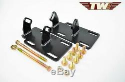 1973-1987 C10 Swap Adjustable Ls Motor Mounts 5.3 5.7 6.0 6.2 4.8 Powder Coated