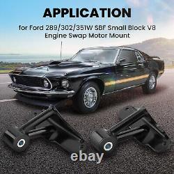 1 Pair Engine Swap Weld-In Motor Mounts for Ford SBF Small Block 289 302 351W