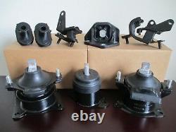 2003-2007 Honda Accord (3.0l, V6, Manual) - Set 8 Engine, Trans. & Susp. Mounts