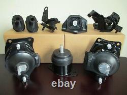 2003-2007 Honda Accord (3.0l, V6, Manual) - Set 8 Engine, Trans. & Susp. Mounts