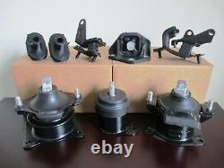 2003-2007 Honda Accord (3.0l, V6, Manual) - Set 8 Engine, Trans. & Susp. Mounts