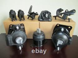 2003-2007 Honda Accord (3.0l, V6, Manual) - Set 8 Engine, Trans. & Susp. Mounts