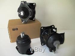 2004-2008 Set Of 3 Motor Mounts For Acura Tl With Manual Transmission