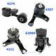 2007-2011 For Toyota Camry 2.4L Automatic Engine Motor & Trans Mount 4PCS Set