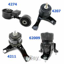 2007-2011 For Toyota Camry 2.4L Automatic Engine Motor & Trans Mount 4PCS Set