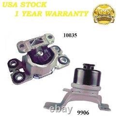 2PCS MOTOR & TRANS MOUNT FIT 2011-2016 Volvo S60 2.5L & 3.0L AUTO TRANS