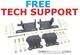 2WD S10 S15 LS 1982-2004 Adjustable Conversion Mounts With Clam Shell Mounts PC