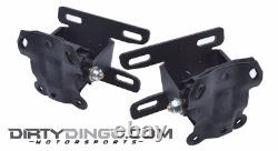 2WD S10 S15 LS 1982-2004 Adjustable Conversion Mounts With Clam Shell Mounts PC