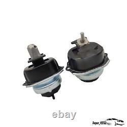 2X Left & Right Engine Motor Mount 22116795417 22116793016 For BMW X5 X6 E70 E71