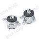 2pcs Engine Trans Mounting Engine Support Left + Right Fit For Benz W167 GLE350