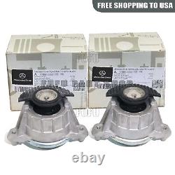 2x Genuine Engine Mount A2042404317 L & R For Mercedes-Benz E350 C350 E400 C300