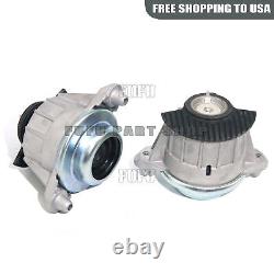 2x Genuine Engine Mount A2042404317 L & R For Mercedes-Benz E350 C350 E400 C300