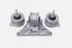 3PCS Engine Gearbox Mount For Porsche 986 987 Boxster 97-08 Cayman 98637504901