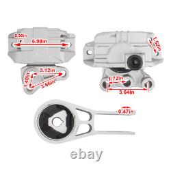 3PCS Engine Motor & Transmission Mount Set For Jeep Compass 2021-2017 L4-2.4L