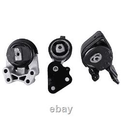 3PCS Front Motor Trans Mount Set for 07-14 Ford Edge 3.5L 07-10 Lincoln MKX 3.5L