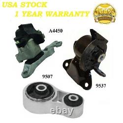 3PCS Motor & Trans Mount FIT MAZDA CX-9 3.5L 2007 3.7L 2008-2015