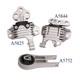 3PC Engine Motor & Transmission Mount for 2014-2019 Jeep Cherokee l4 2.4L