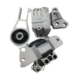 3Pcs Motor Mounts For 2.4L Engine 2015-2021 Jeep Renegade Automatic Transmission