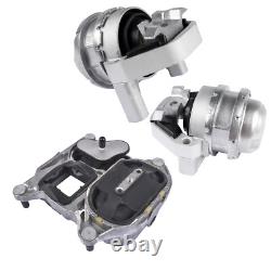 3X Engine Gearbox Mount Kits For 2013-2018 Audi S6 S7 RS7 4.0L V8 4H0199255T