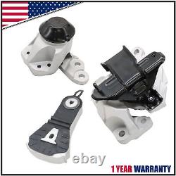 3 For Ford Explorer 2016-2019 Engine Mounts Hydraulic Transmission Mount Set US