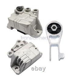 3 Motor Mounts For 2.4L Engine 2015-2021 Jeep RENEGADE Automatic Transmission