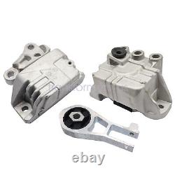 3 Motor Mounts For 2.4L Engine 2015-2021 Jeep RENEGADE Automatic Transmission