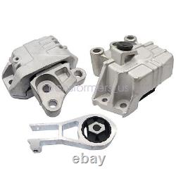 3 Motor Mounts For 2.4L Engine 2015-2021 Jeep RENEGADE Automatic Transmission