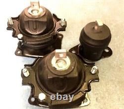 3 OEM Quality Hydraulic Mount w Electric Connector for 05-07 Accord 3.0L Hybrid