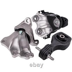 3 Pcs Engine Motor & Auto Transmission Mount Set for Honda Civic 1.8L 2012 2013