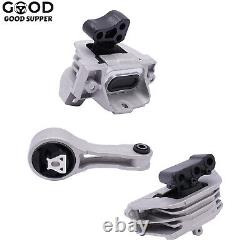 3 Set For 2011-2016 Dodge Journey 2.4L Engine Motor & Trans Mount Mounting New