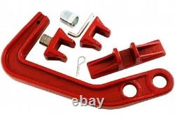 3 piece Pull Hook Set Small Large pull plates + adaptor for a 10 Ton body kit