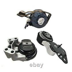 3pc Engine And Transmission Mount For 2007-2010 Ford Edge Lincoln Mkx 3.5l