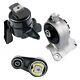 3pc Engine & Transmission Mount For 2010-2012 Ford Fusion 2.5l Fast Free Ship