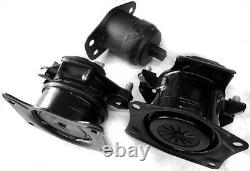 3pc Motor Mount For 2005-2012 Acura Rl 3.5l 3.7l Automatic Transmission