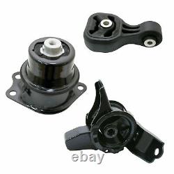 3pc Motor Mount For 2009-2014 Honda Fit 1.5l Automatic Fast Free Shipping