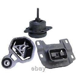 3pc Motor Mount For 2012-2015 Ford Explorer 2.0l Turbo Fast Free Shipping