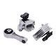 3pc Motor Mount Kit for 11-16 Dodge Journey 2.4L Engine, Automatic Transmission