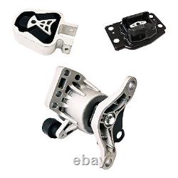 3pc Motor Mount Set for 13-18 Ford Fusion 2.0L Engine AT Auto Transmission