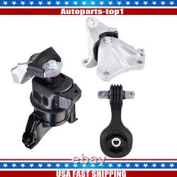 3pc Motor Mounts For SEDAN 1.8L Engine Honda Civic 2013 2015 AUTOMATIC