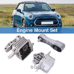 3pcs Engine Mounts & Transmission Mount For Mini Cooper Clubman 22-16 1.5l, 2.0l