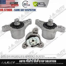 3pcs Engine Transmission Mount Kit fit Maserati Ghibli Levante Quattroporte 4WD