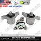 3pcs Engine Transmission Mount Kit fit Maserati Ghibli Levante Quattroporte 4WD