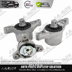 3pcs Engine Transmission Mount Kit fit Maserati Ghibli Levante Quattroporte 4WD