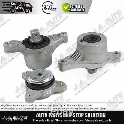 3pcs Engine Transmission Mount Kit fit Maserati Ghibli Levante Quattroporte 4WD